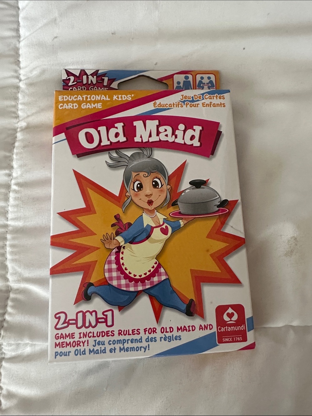 Old Maid 2-in-1 Card Game by Cartamundi  # 328